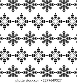 geometric cool abstract floral pattern