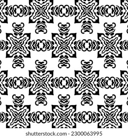 geometric cool abstract floral pattern