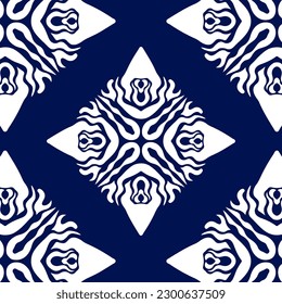 geometric cool abstract floral pattern