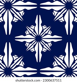 patrón floral abstracto geométrico fresco