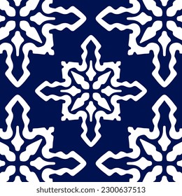 geometric cool abstract floral pattern