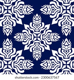 geometric cool abstract floral pattern