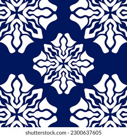 patrón floral abstracto geométrico fresco