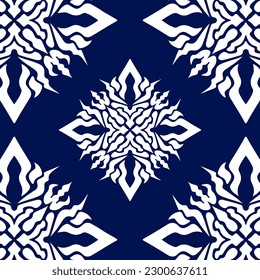 geometric cool abstract floral pattern