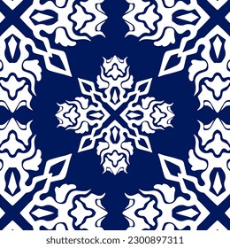 geometric cool abstract floral pattern