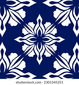 geometric cool abstract floral pattern