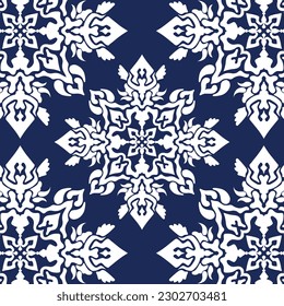 geometric cool abstract floral pattern