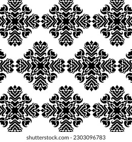 geometric cool abstract floral pattern
