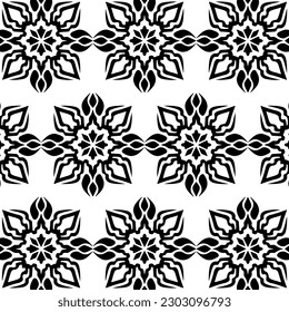 geometric cool abstract floral pattern