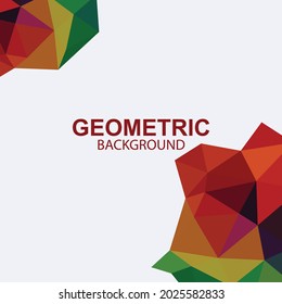 Geometric corners background. Abstract background