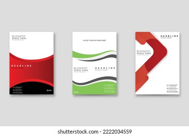 Geometric Corporate Book Cover Design Template in A4. Can be adapted to Brochures, Annual reports, magazines, Posters, Business presentations, portfolios, flyers, banners, or Websites.