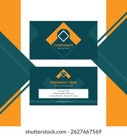 Geometric Corporate Business Card Template