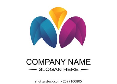 Geometric Corporate Logo Vector Design, corporate logo, company identity, minimalist logo, business identity