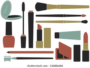 Geometric cosmetic seemless background