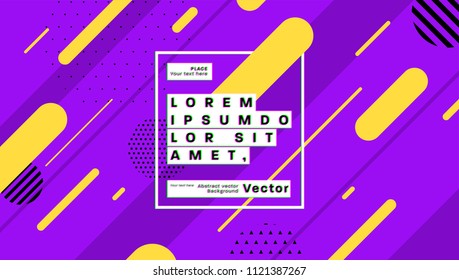 Geometric cover background with abstract liquid dynamic fluid shapes. Vector illustration
