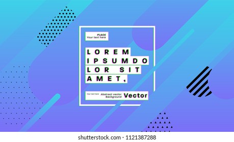 Fondo geométrico de la cubierta con formas abstractas de líquido líquido dinámico fluido. Ilustración del vector