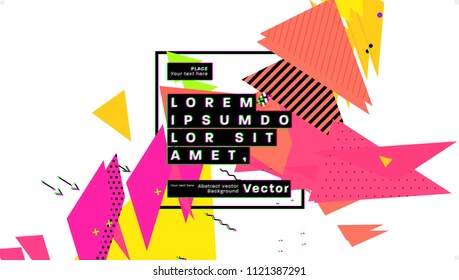Fondo geométrico de la cubierta con formas abstractas de líquido líquido dinámico fluido. Ilustración del vector