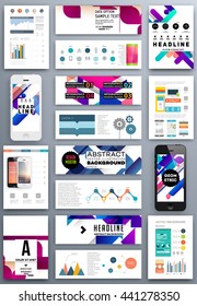 Geometric Cover Background, Brochure Template Layout for Annual Report or Magazine Design. A4 Booklet. Triangular or Polygonal Structures. Vector Illustration.