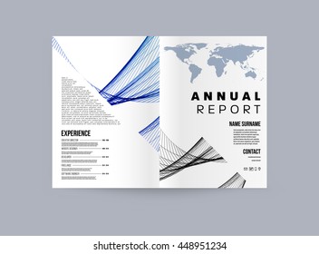 Fondo de la cubierta geométrica, diseño de plantilla de folleto para el informe anual o el diseño empresarial. Folleto A4. Estructuras triangulares o poligonales. Ilustración vectorial.