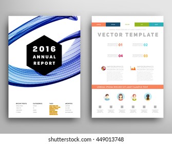 Geometric Cover Background, Brochure Template Layout for Annual Report or Business Design. A4 Booklet. Triangular or Polygonal Structures. Vector Illustration.