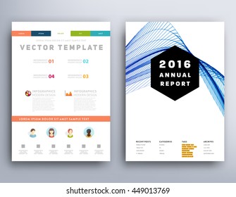 Geometric Cover Background, Brochure Template Layout for Annual Report or Business Design. A4 Booklet. Triangular or Polygonal Structures. Vector Illustration.