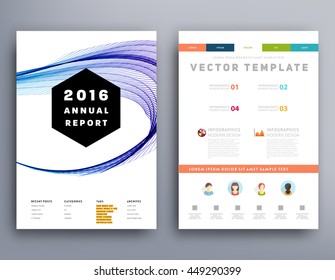 Geometric Cover Background, Brochure Template Layout for Annual Report or Business Design. A4 Booklet. Triangular or Polygonal Structures. Vector Illustration.