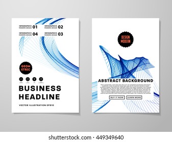 Fondo de la cubierta geométrica, diseño de plantilla de folleto para el informe anual o el diseño empresarial. Folleto A4. Estructuras triangulares o poligonales. Ilustración vectorial.