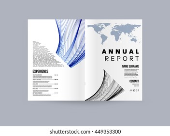 Fondo de la cubierta geométrica, diseño de plantilla de folleto para el informe anual o el diseño empresarial. Folleto A4. Estructuras triangulares o poligonales. Ilustración vectorial.