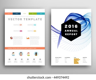 Geometric Cover Background, Brochure Template Layout for Annual Report or Business Design. A4 Booklet. Triangular or Polygonal Structures. Vector Illustration.