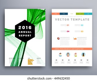 Geometric Cover Background, Brochure Template Layout for Annual Report or Business Design. A4 Booklet. Triangular or Polygonal Structures. Vector Illustration.