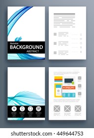 Fondo de la cubierta geométrica, diseño de plantilla de folleto para el informe anual o el diseño empresarial. Folleto A4. Estructuras triangulares o poligonales. Ilustración vectorial.
