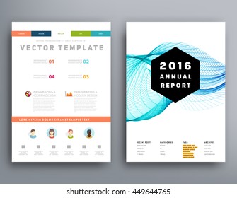 Geometric Cover Background, Brochure Template Layout for Annual Report or Business Design. A4 Booklet. Triangular or Polygonal Structures. Vector Illustration.