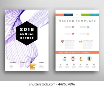Fondo de la cubierta geométrica, diseño de plantilla de folleto para el informe anual o el diseño empresarial. Folleto A4. Estructuras triangulares o poligonales. Ilustración vectorial.