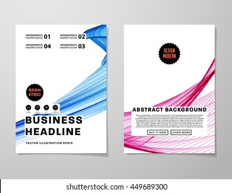 Fondo de la cubierta geométrica, diseño de plantilla de folleto para el informe anual o el diseño empresarial. Folleto A4. Estructuras triangulares o poligonales. Ilustración vectorial.