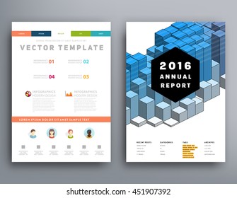 Fondo de la cubierta geométrica, diseño de plantilla de folleto para el informe anual o el diseño empresarial. Folleto A4. Estructuras triangulares o poligonales. Ilustración vectorial.