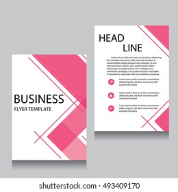 Geometric Cover Background, Brochure Template Layout for Annual Report or Business Design. A4 Booklet. Triangular or Polygonal Structures. Vector Illustration. A4.