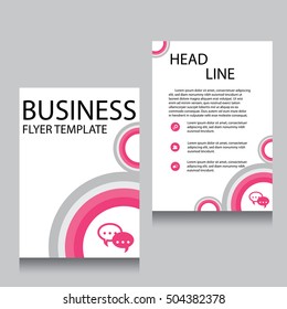 Geometric Cover Background, Brochure Template Layout for Annual Report or Business Design. A4 Booklet. Triangular or Polygonal Structures. Vector Illustration. A4.