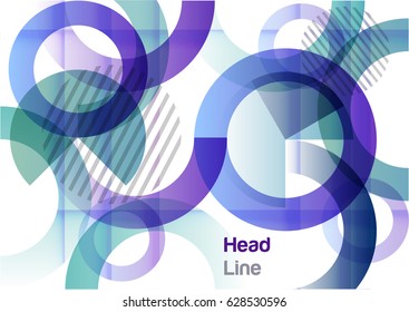 Geometric Cover Background, Brochure Template Layout for Annual Report or Business Design.