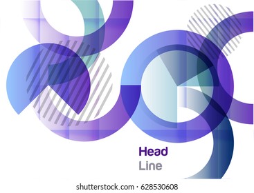 Geometric Cover Background, Brochure Template Layout for Annual Report or Business Design.