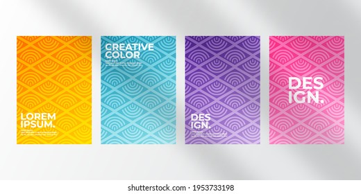 Geometric cover background pattern. colorful background cover. rochures, posters, covers, notebooks, magazines, banners, flyers and cards.
