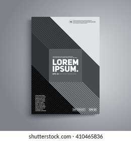 Geometric cover design. A4 format template for brochure,poster,flyer etc.