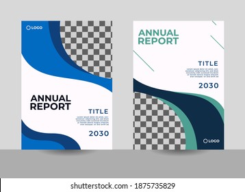 diseño de portada geométrica, diseño geométrico abstracto, diseño de portada para informe anual, vector
