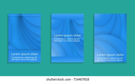 Geometric Cover Design. Abstract flyer design template. Vector illustration.