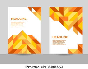 geometric cover design, brochure company design, annual report cover design, 