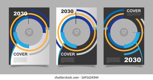 Geometric cover design template. -  Vector.