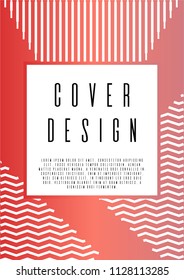 Geometric cover  design for your business. Vector cover design. Can be used for poster, brochure, magazine, card, book, flyer, banner, anniversary
 Trendy corporate style.
