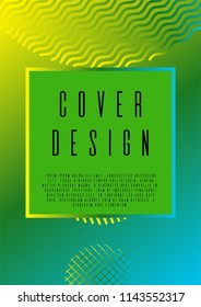 Geometric cover  design for your business. Vector cover design. Can be used for poster, brochure, magazine, card, book, flyer, banner, anniversary
 Trendy corporate style.
