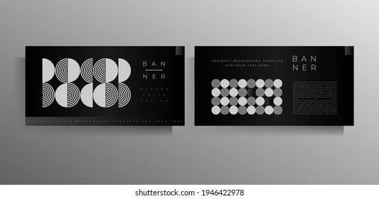 Geometric Cover designs for flyer, brochure, poster, magazine template set. Vector illustration.