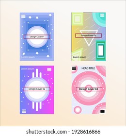 Geometric cover promotion template background designs, flyer, poster, wallpaper and design graphic. 