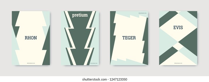 Geometric cover. Shapes patterns. Blue, green, white, bright business concept. Triangle design template. Colorful set of vector graphic design covers. Cool geometric cover. Futuristic triangle.